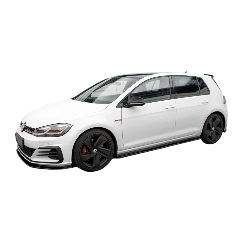 Aero Side Skirts (gloss black) for 13-20 Volkswagen Golf GTI MK7 MK7.5