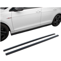Aero Side Skirts (gloss black) for 13-20 Volkswagen Golf GTI MK7 MK7.5