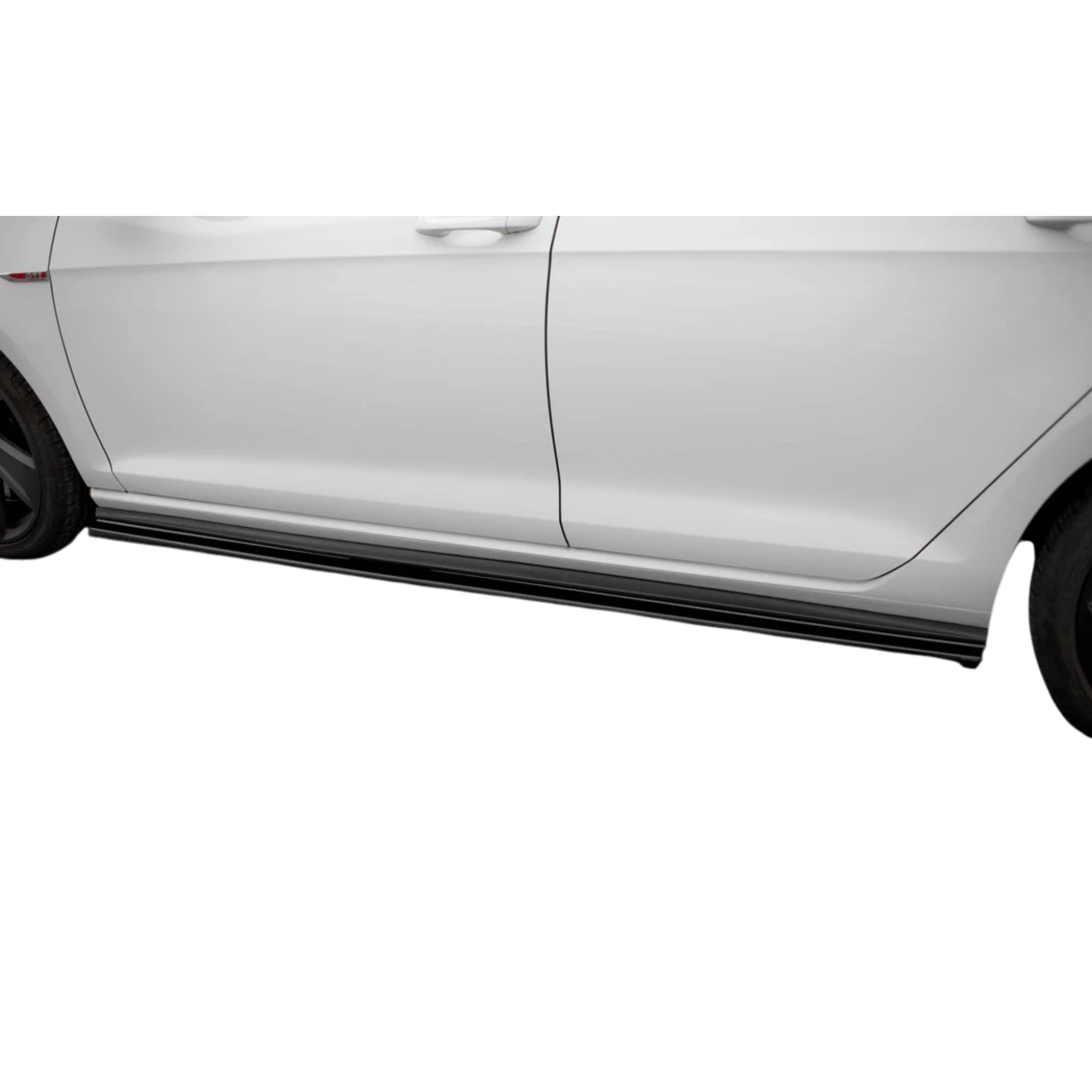 Aero Side Skirts (gloss black) for 13-20 Volkswagen Golf GTI MK7 MK7.5