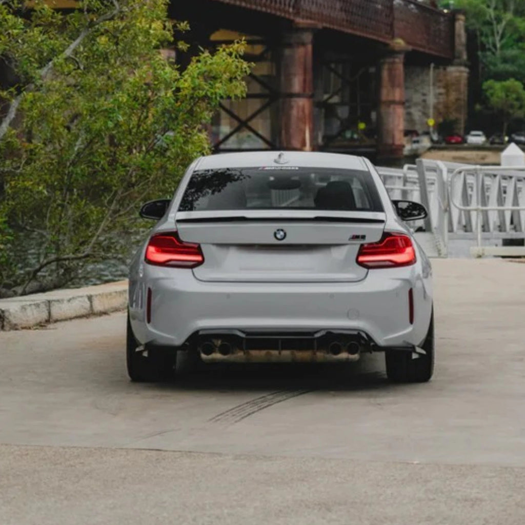 MTC Style Gloss Black Rear Diffuser For BMW F87 M2 &amp; M2 Competition (2016-2022)