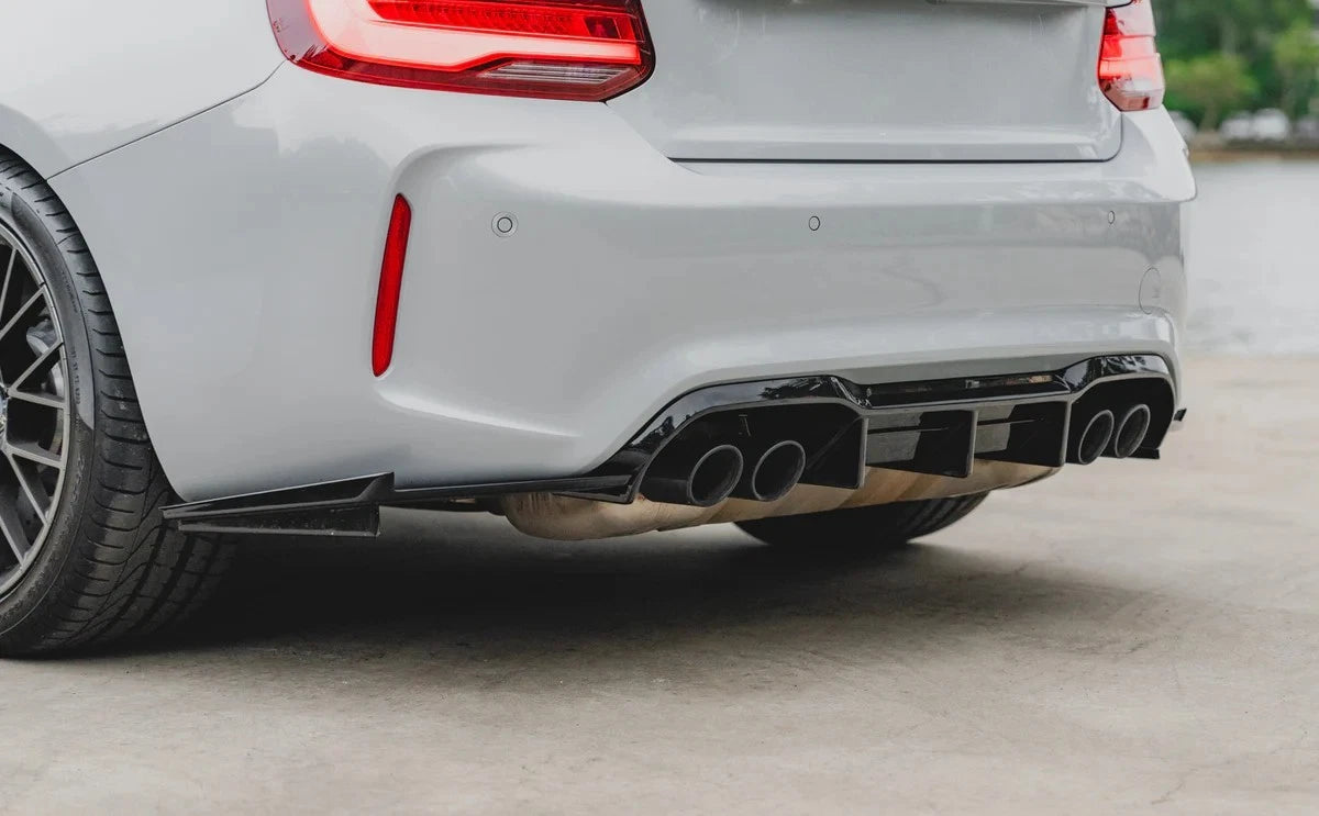 MTC Style Gloss Black Rear Diffuser For BMW F87 M2 &amp; M2 Competition (2016-2022)