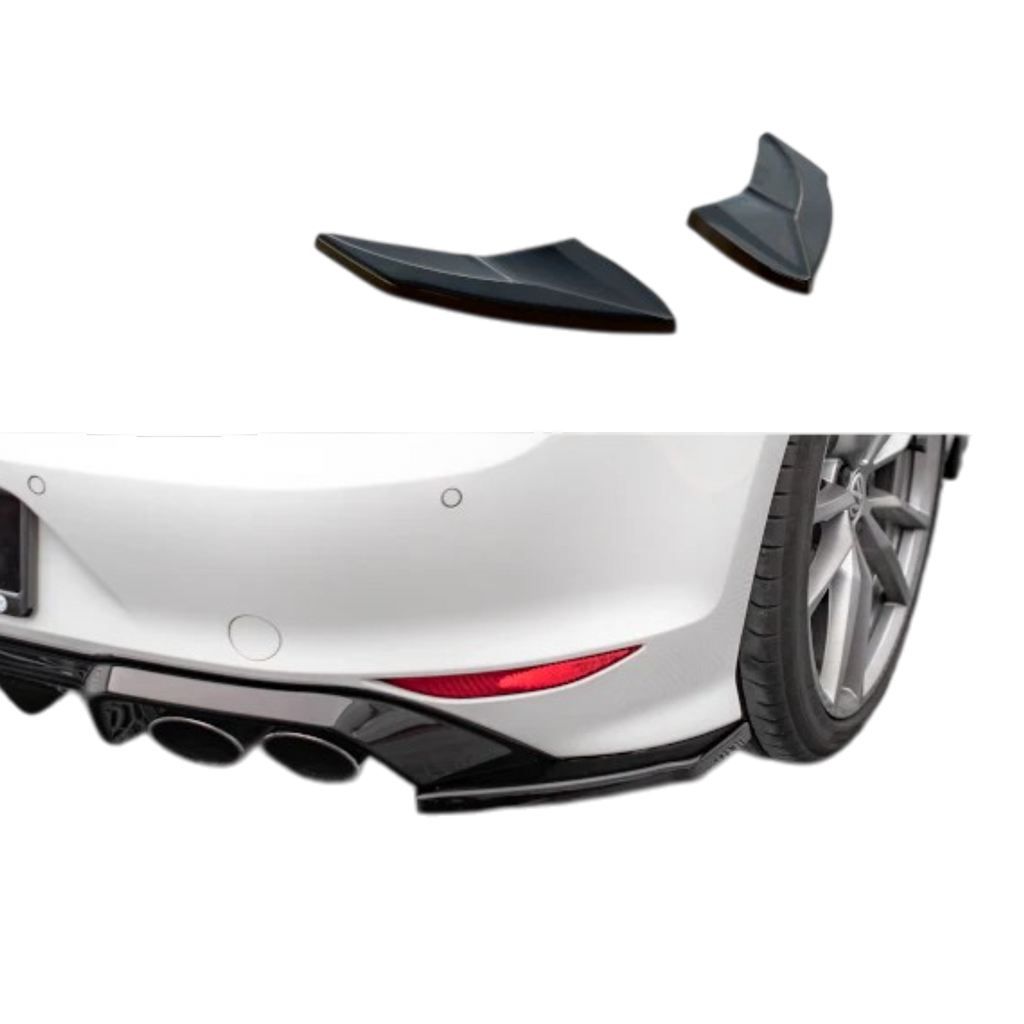 Max Style Side Splitters (gloss black) for 14-17 Volkswagen Golf R MK7